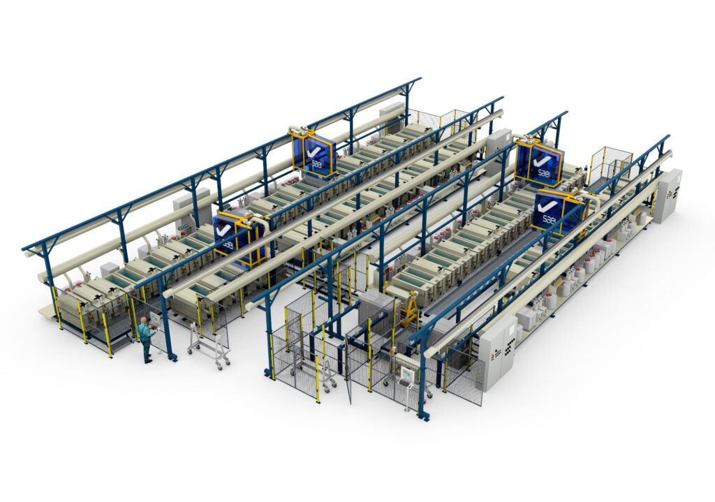 Galvatek Reference, Plating line for aerospace
